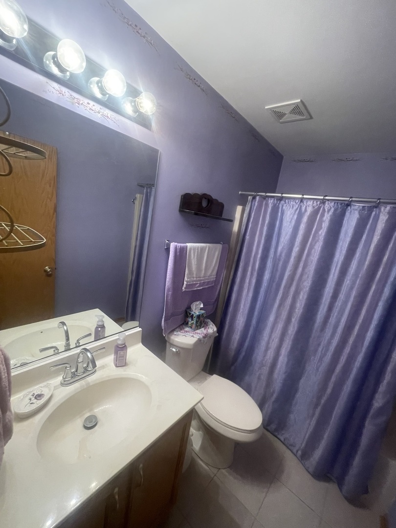 1827 Arbor Falls Drive Plainfield, IL 60586 - Photo 14 of 29 a bathroom with a sink a toilet and shower