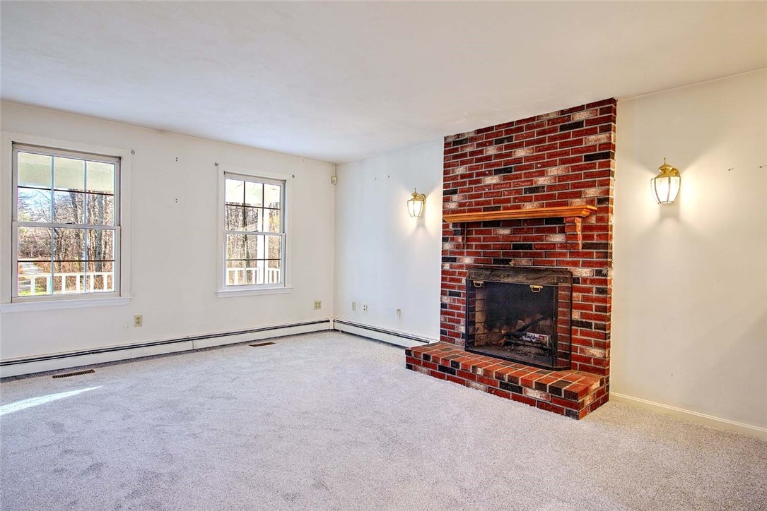 165 Bungy Road Scituate, RI 02857 - Photo 16 of 50 Living Room with Fireplace