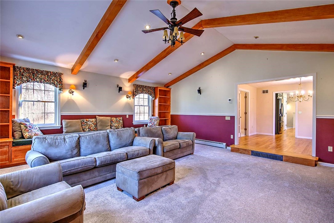 165 Bungy Road Scituate, RI 02857 - Photo 23 of 50 Great room with cathedral ceilings