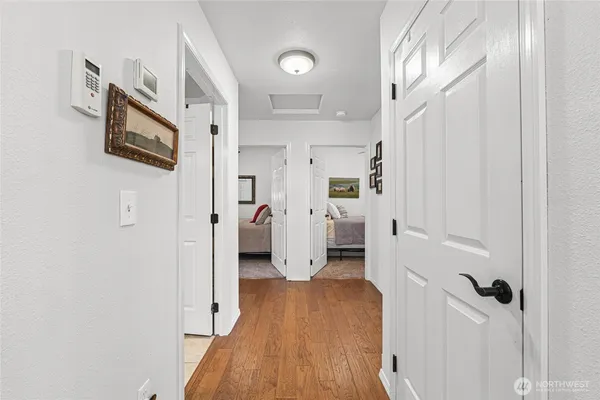 a view of a walk in closet