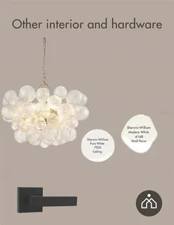 a view of a hallway with a chandelier