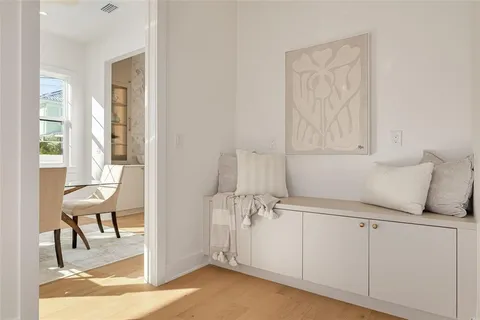 a view of wooden floor