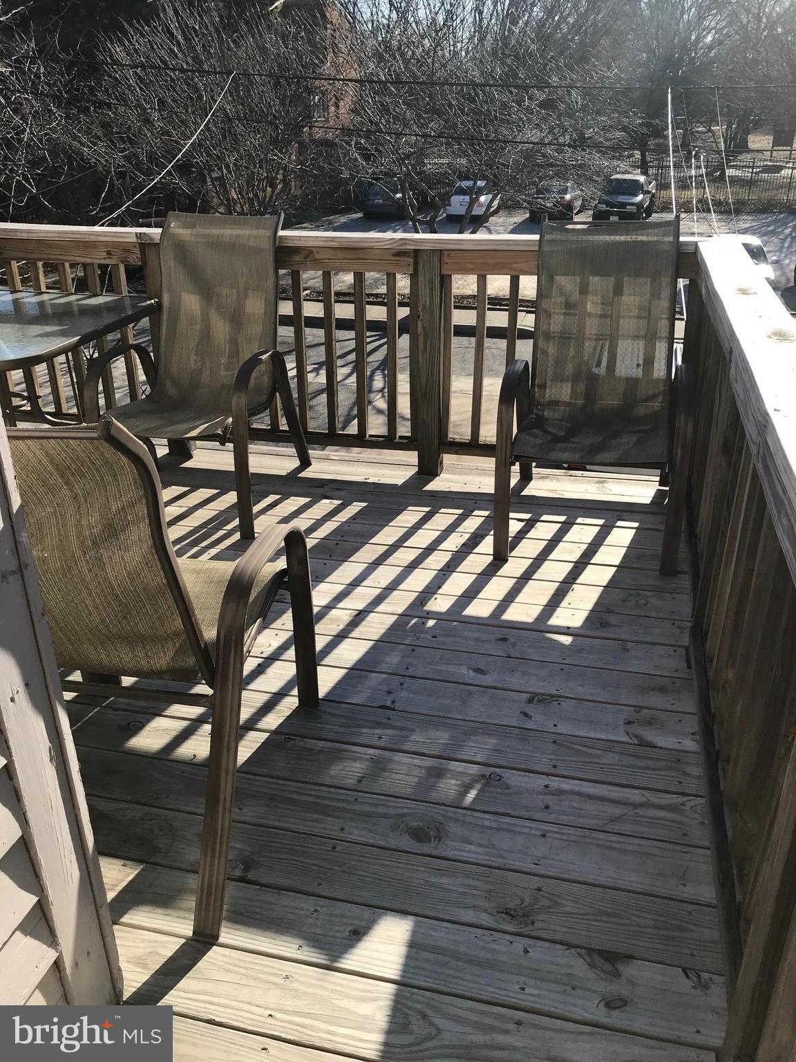 617 South Paca Street Baltimore, MD 21230 - Photo 20 of 25 Upper Level - Amazing Deck for Hosting Friends