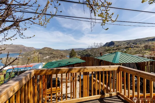 a view of balcony with deck
