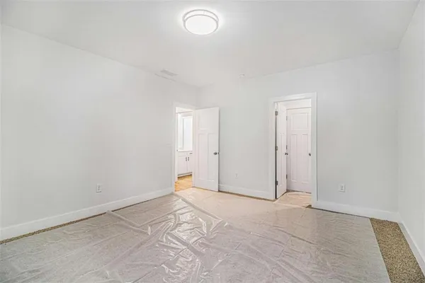 a view of an empty room