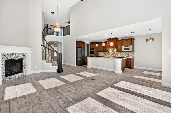 a view of a living room