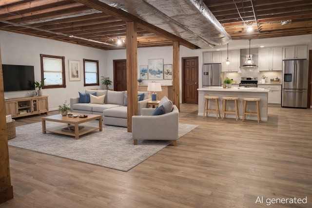 95 Ratteree Road Buchanan, TN 38222 - Photo 34 of 40 a living room with furniture and a flat screen tv