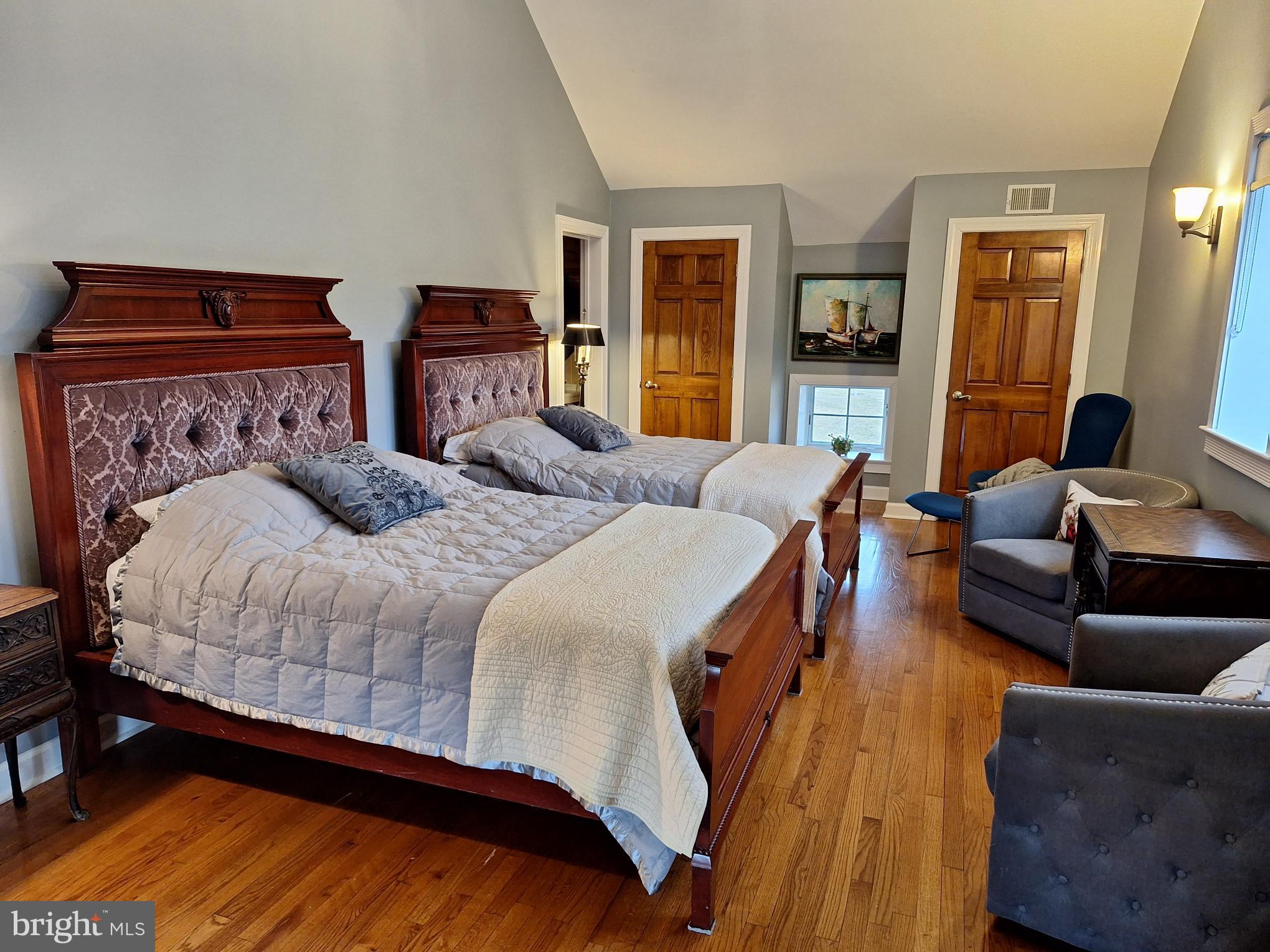 2254 Winchester Road Delaplane, VA 20144 - Photo 32 of 50 a bedroom with two beds and a couch