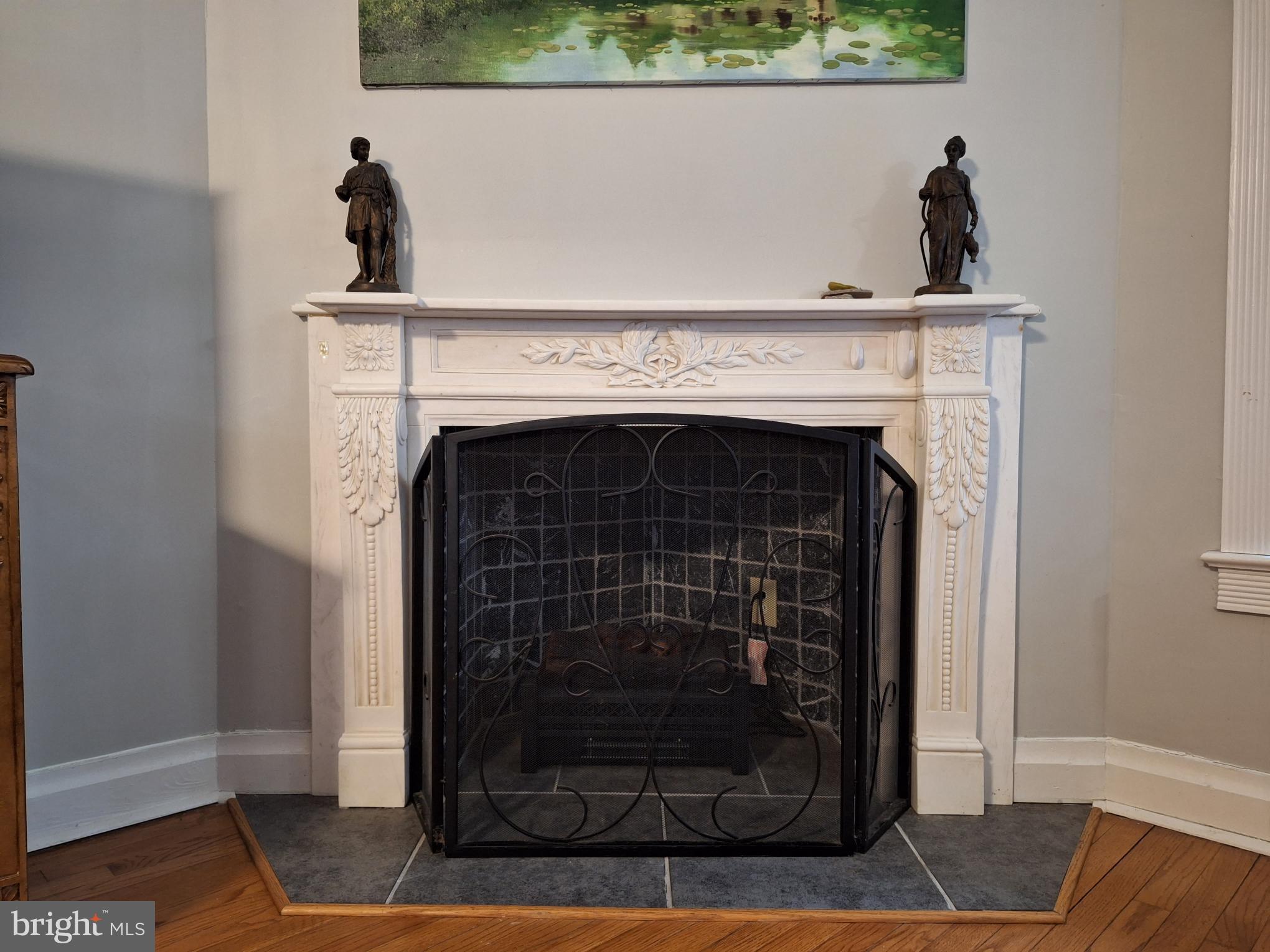 2254 Winchester Road Delaplane, VA 20144 - Photo 9 of 50 a view of fireplace and wooden floor