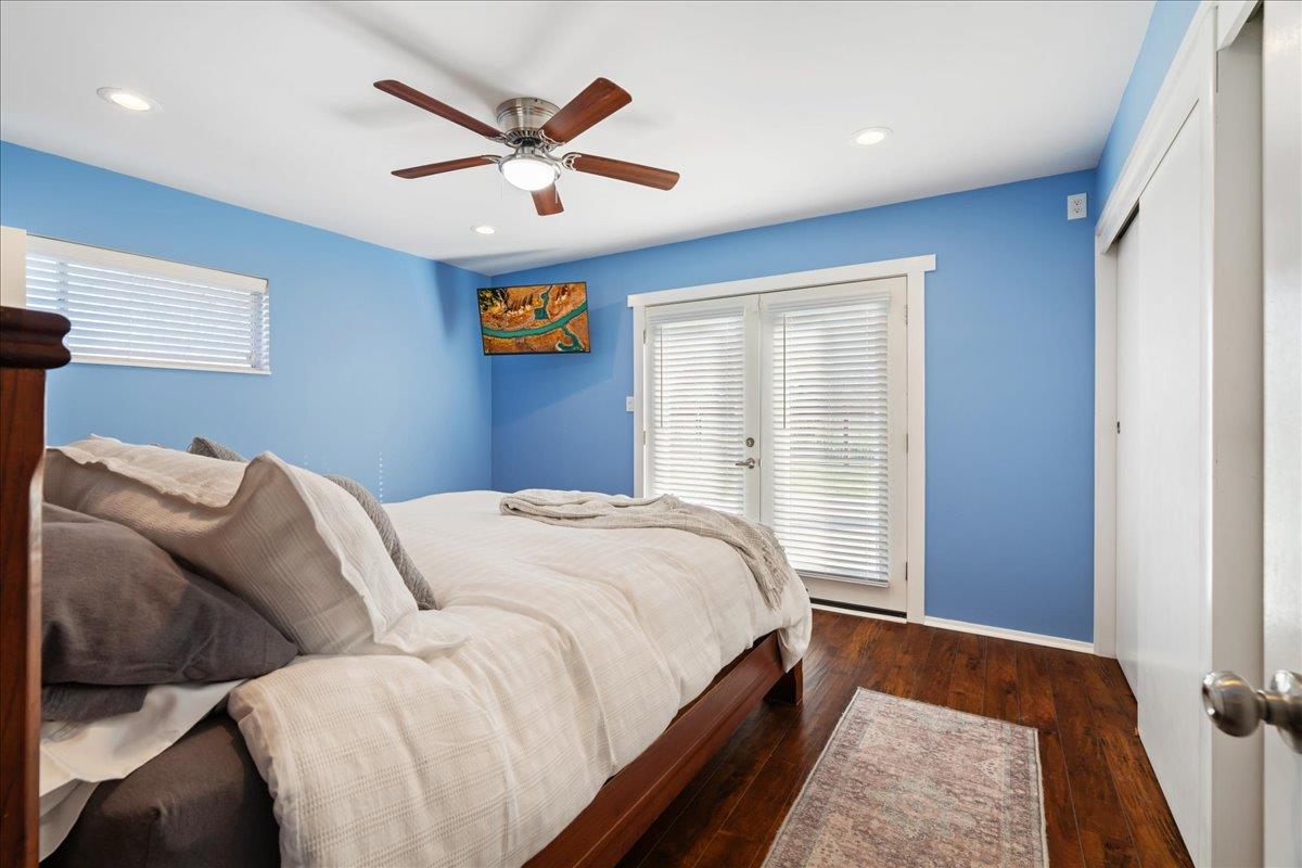 7261 Dry Creek Road Rio Linda, CA 95673 - Photo 19 of 60 a bed room with a bed and a ceiling fan
