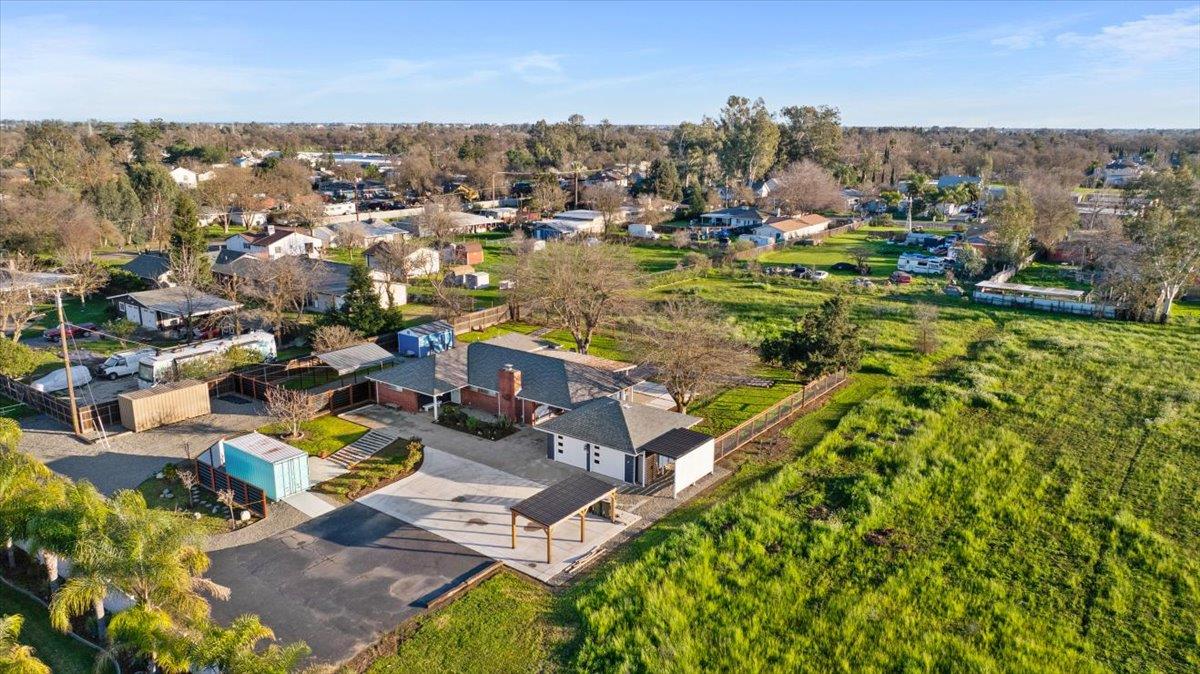 7261 Dry Creek Road Rio Linda, CA 95673 - Photo 50 of 59 an aerial view of residential houses with outdoor space
