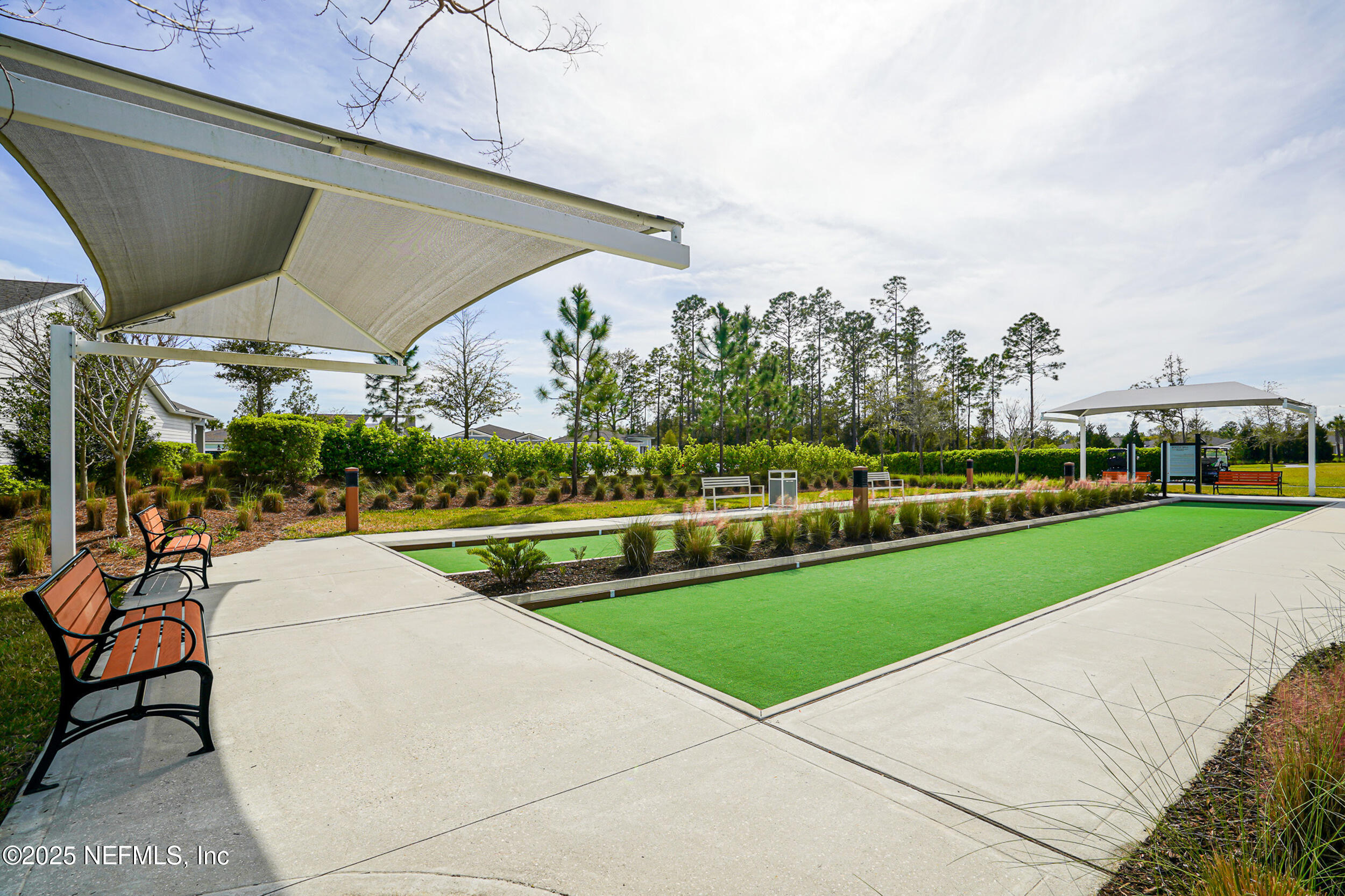 110 Fly Line Drive St. Johns, FL 32259 - Photo 47 of 65 a view of a terrace with a garden