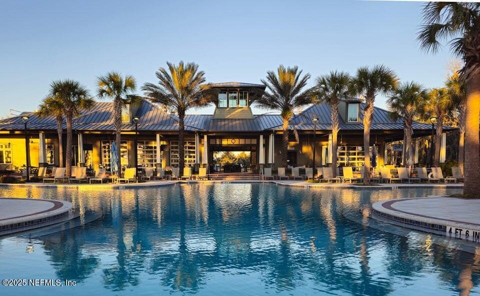 110 Fly Line Drive St. Johns, FL 32259 - Photo 60 of 65 a view of a swimming pool with outdoor seating