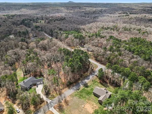 an aerial view of residential house with outdoor space