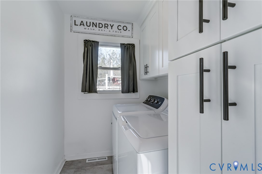 20903 Matoaca Road Petersburg, VA 23803 - Photo 16 of 42 a utility room with closet dryer and washer