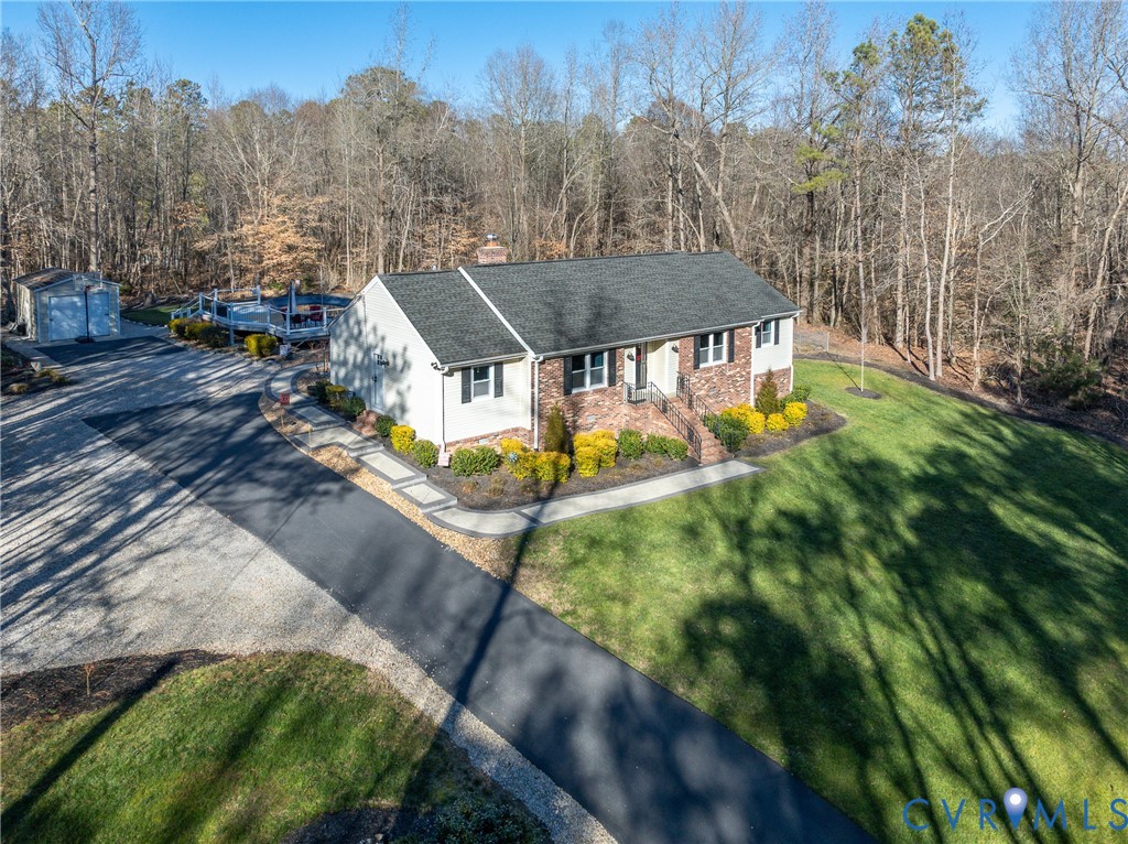 20903 Matoaca Road Petersburg, VA 23803 - Photo 2 of 42 a view of a swimming pool with a yard and mountain view