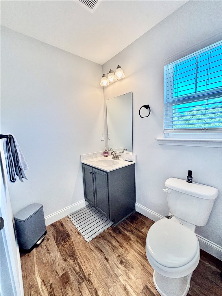 248 Inlet Pointe Drive Anderson, SC 29625 - Photo 29 of 42 This bright 3rd bathroom features a clean vanity and ample natural light connected to the 4th bedroom.