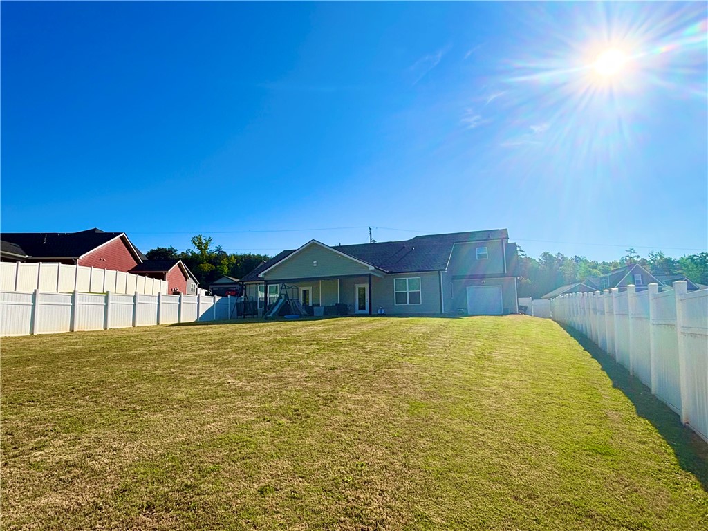 248 Inlet Pointe Drive Anderson, SC 29625 - Photo 35 of 42 This spacious private yard features a durable fence and offers ample outdoor living potential.