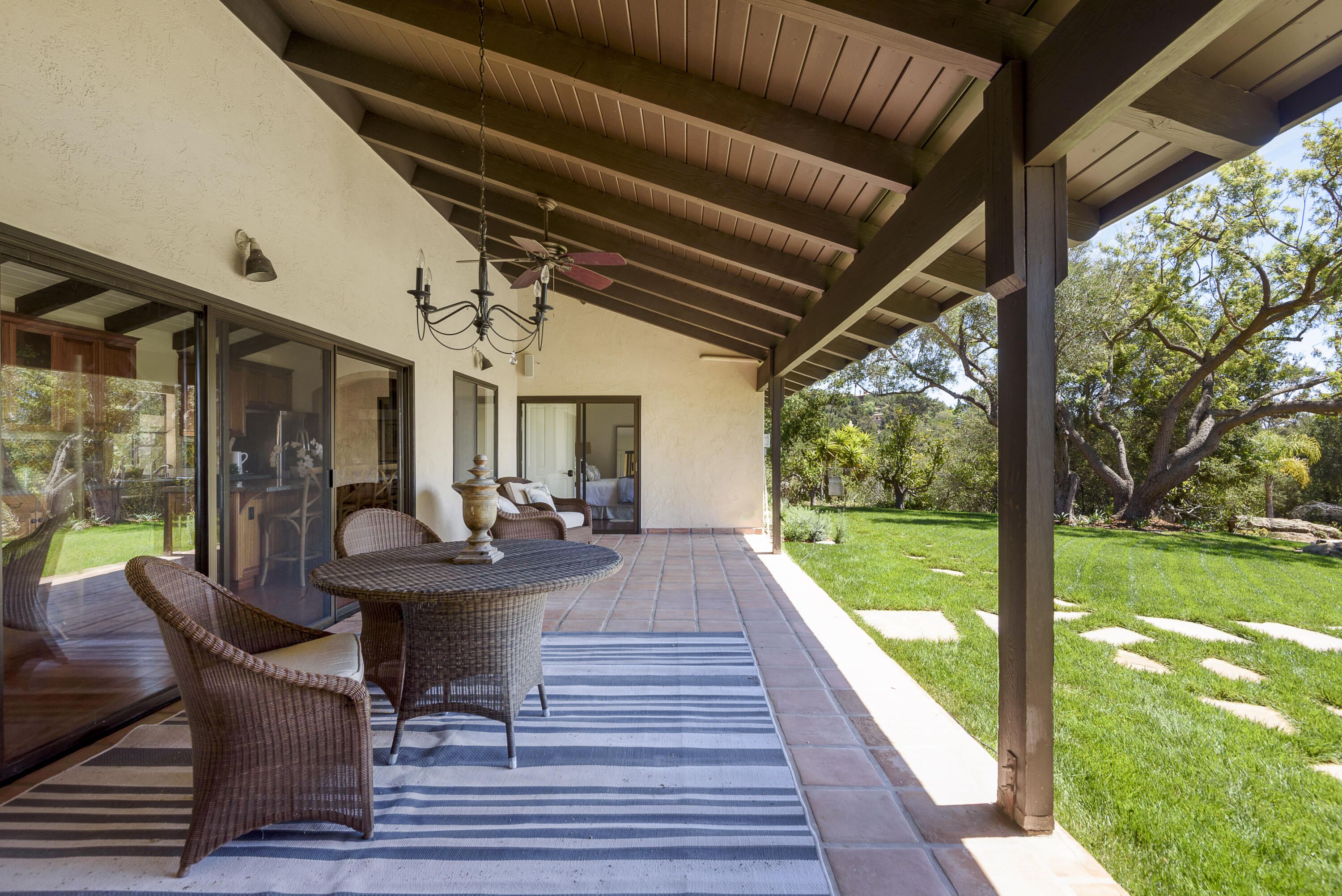 1040 Ladera Lane Montecito, CA 93108 - Photo 11 of 18 a patio view with a table and chairs