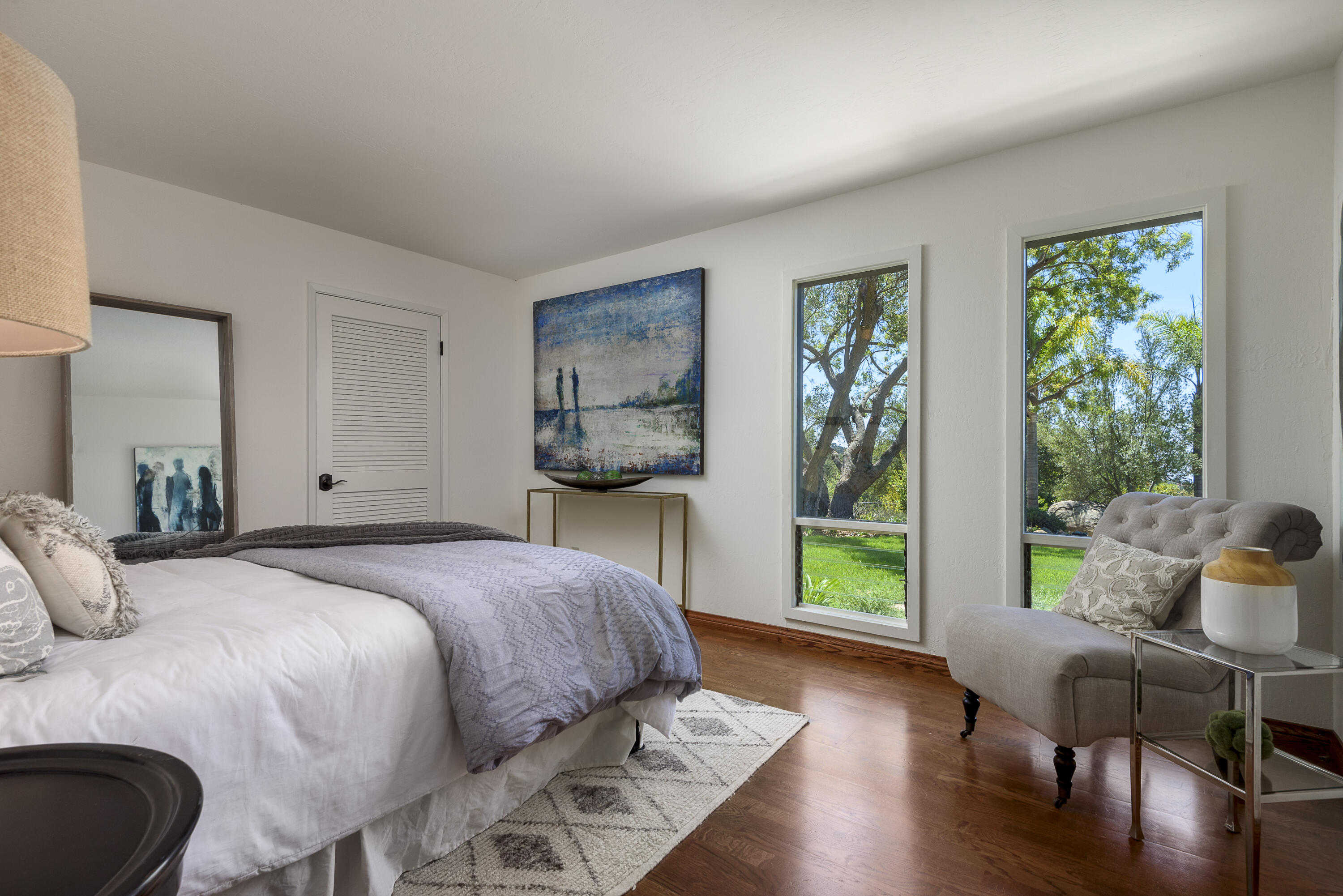 1040 Ladera Lane Montecito, CA 93108 - Photo 8 of 18 a bedroom with a bed and a window