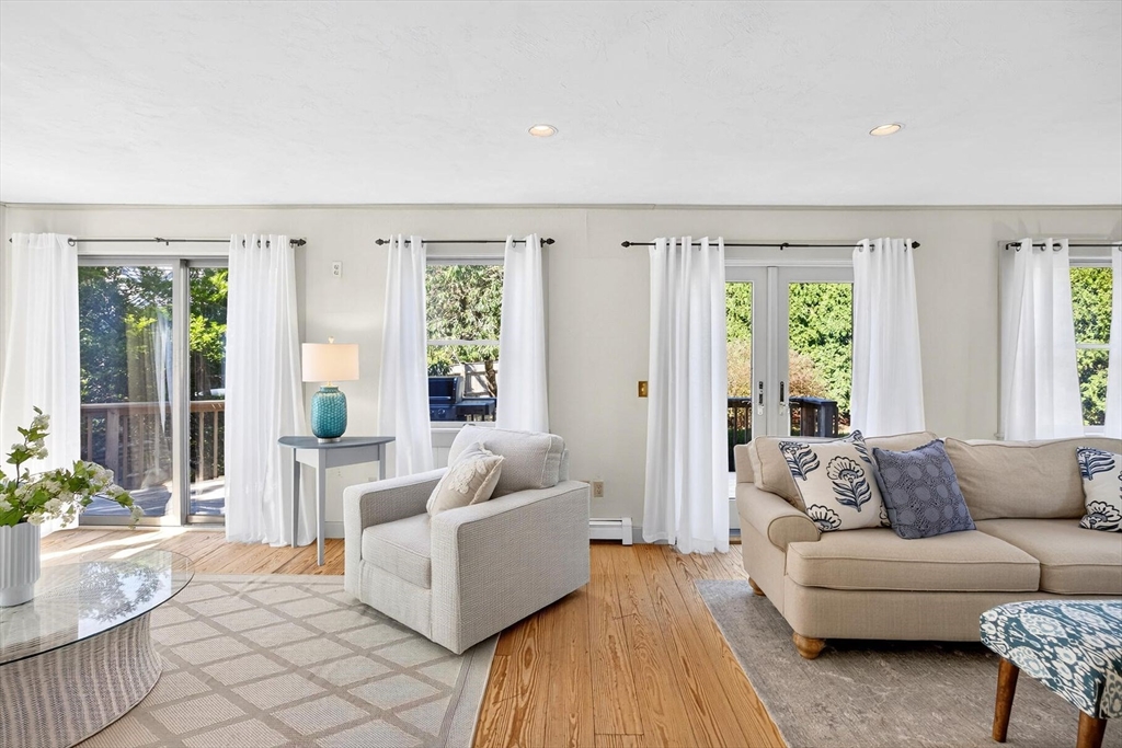 80 Log Cabin Road Eastham, MA 02642 - Photo 23 of 41 a living room with furniture and a large window
