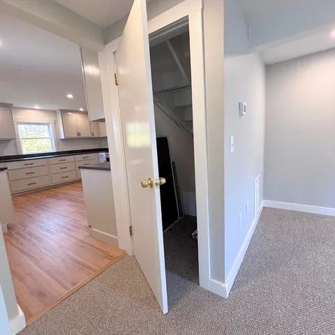 wooden floor in a kitchen