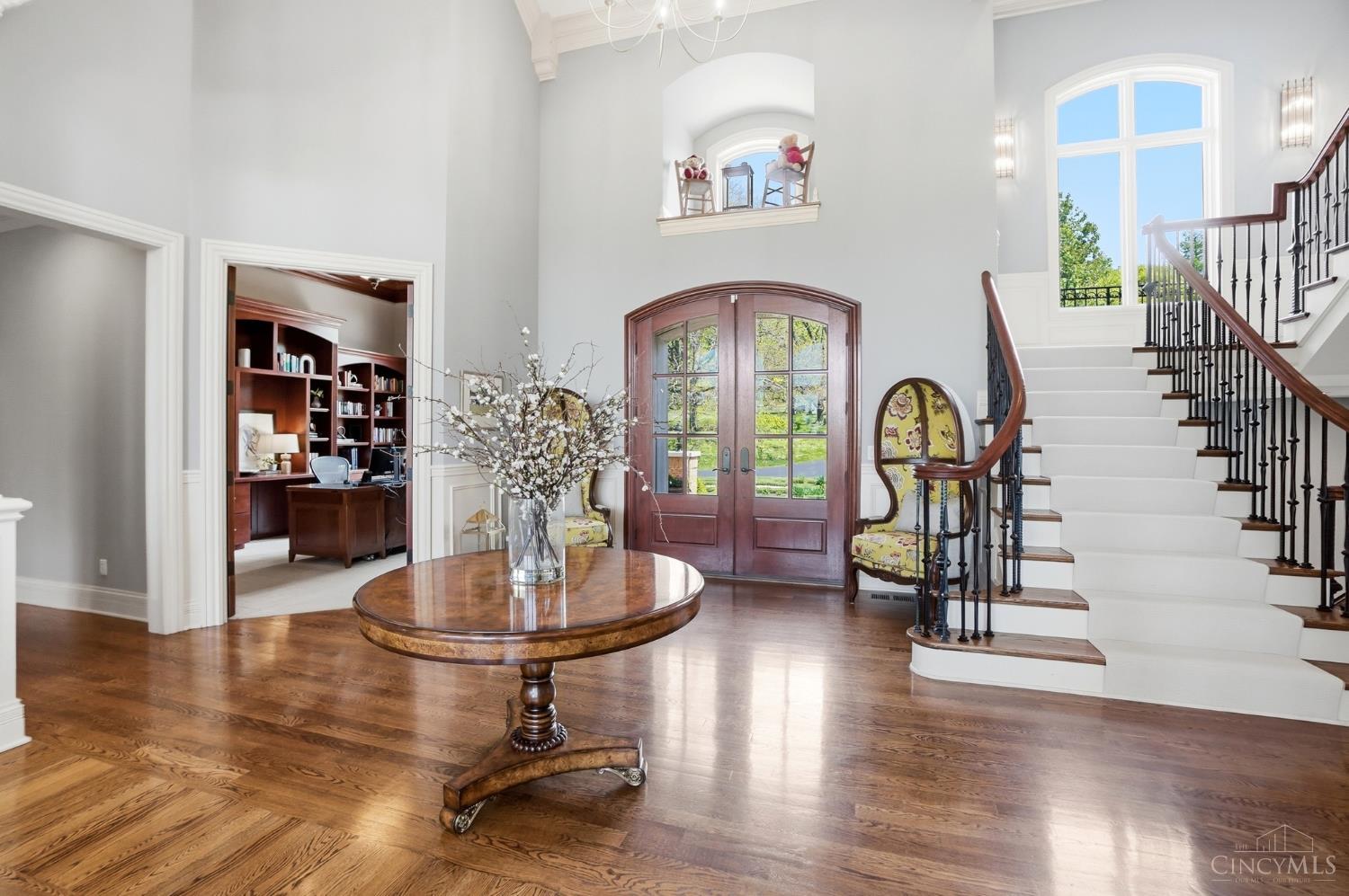 4535 Drake Road Cincinnati, OH 45243 - Photo 5 of 96 The home boasts a spacious two-story entry.