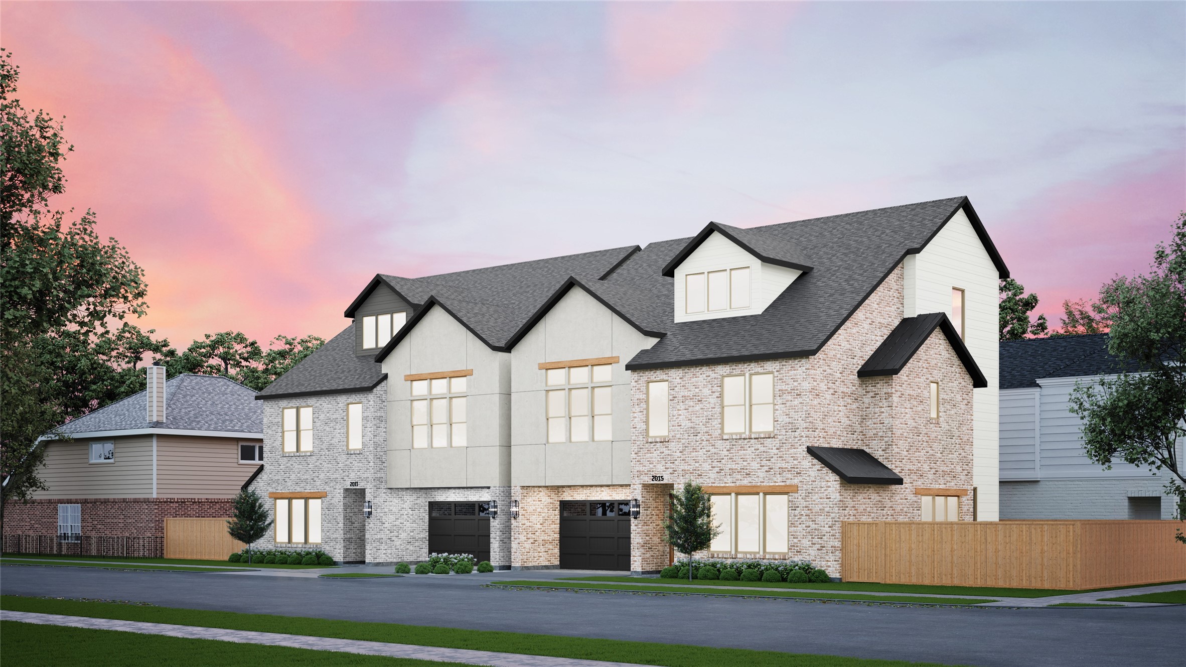 2015 Hopkins Street Houston, TX 77006 - Photo 2 of 50 a front view of a house with a yard