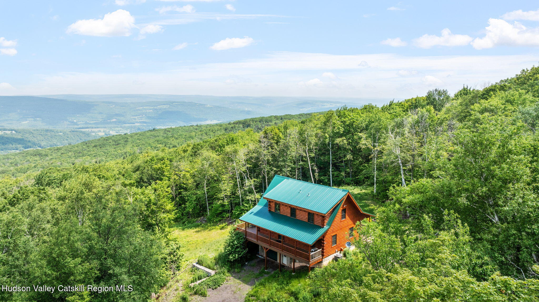 a view of a bench in a garden
