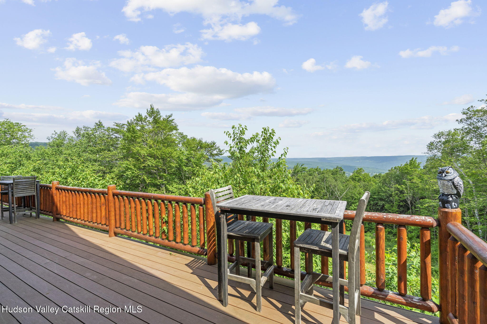892 Durham Road Gilboa, NY 12076 - Photo 29 of 45 a balcony with wooden floor and fence