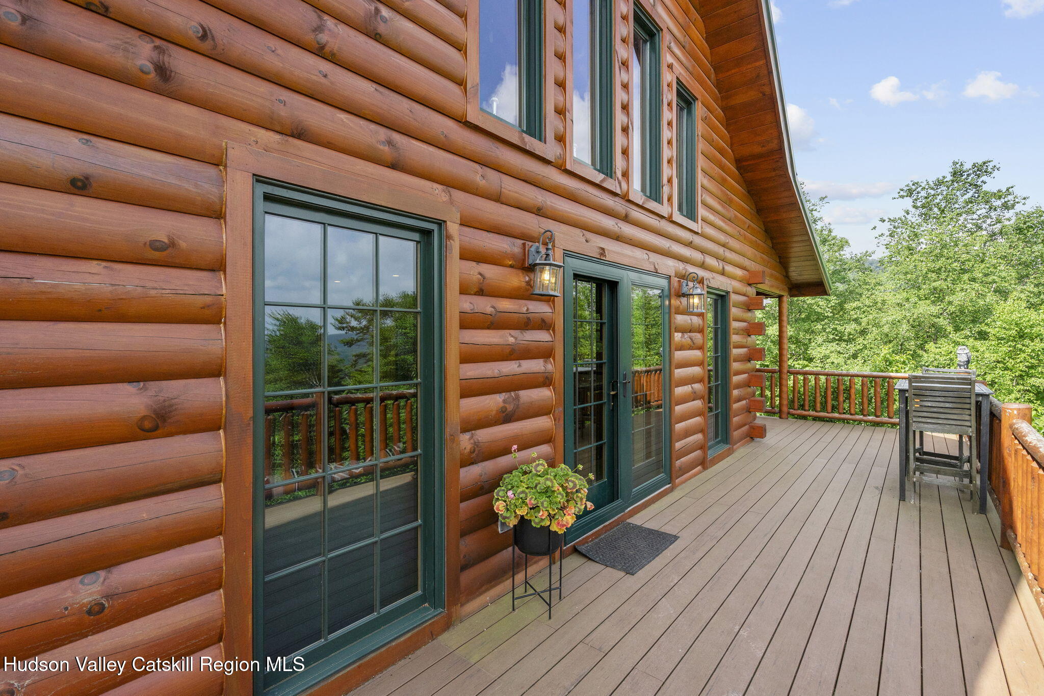 892 Durham Road Gilboa, NY 12076 - Photo 31 of 45 a view of a balcony with wooden floor