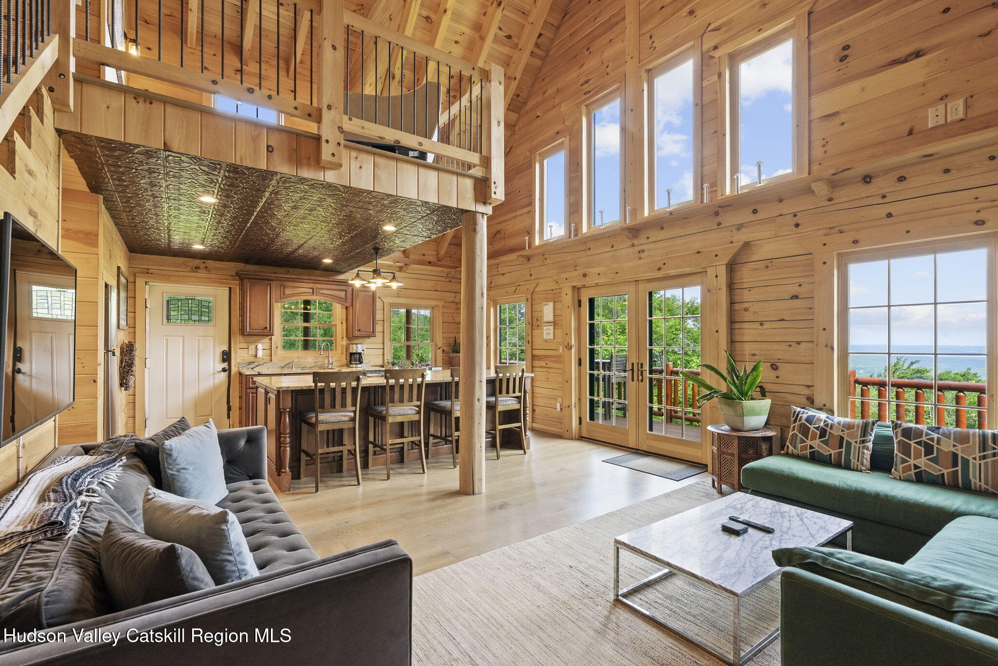 892 Durham Road Gilboa, NY 12076 - Photo 5 of 45 a living room with furniture and a large window