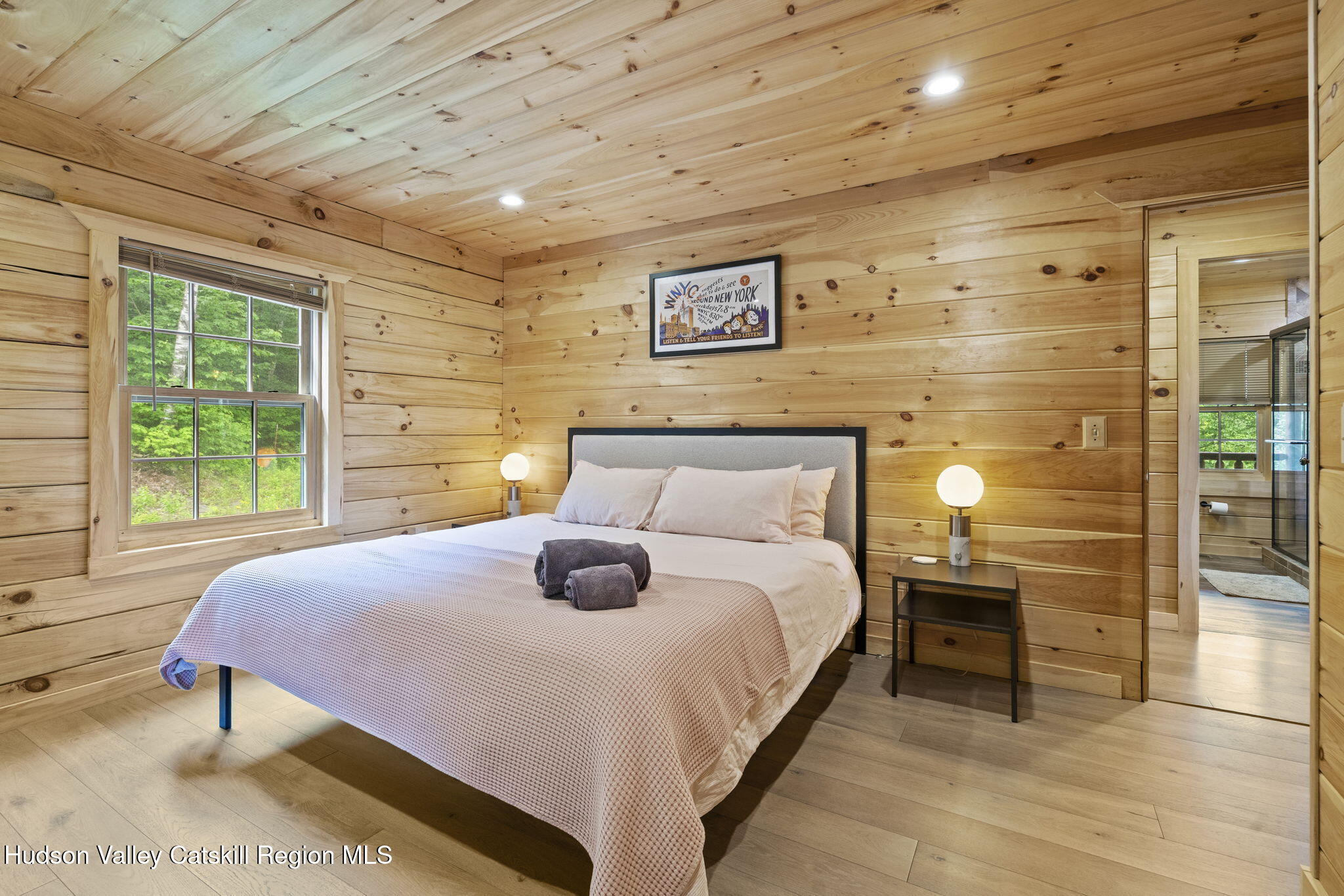 892 Durham Road Gilboa, NY 12076 - Photo 7 of 45 a bedroom with a bed and a window