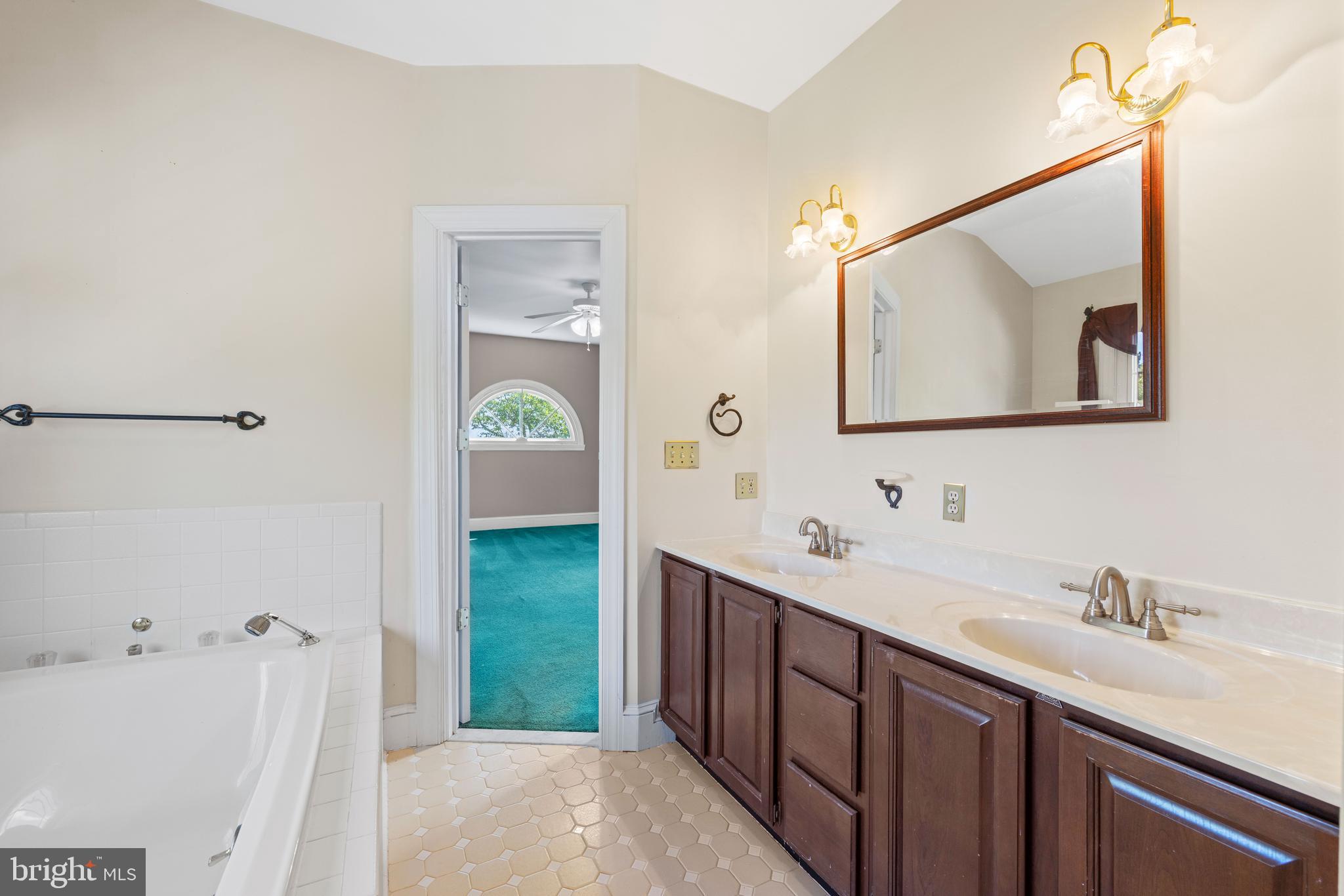 650 Yowell Drive Culpeper, VA 22701 - Photo 22 of 65 a bathroom with a sink and mirror