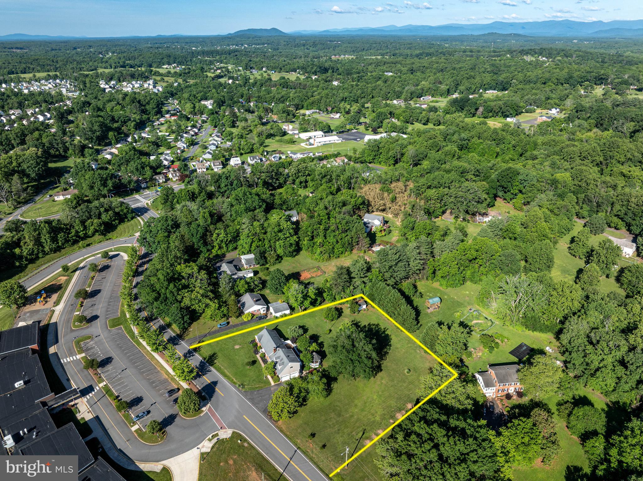 650 Yowell Drive Culpeper, VA 22701 - Photo 64 of 65 an aerial view of a residential houses with city view