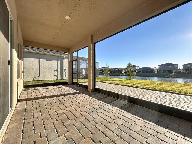 a view of balcony with city view