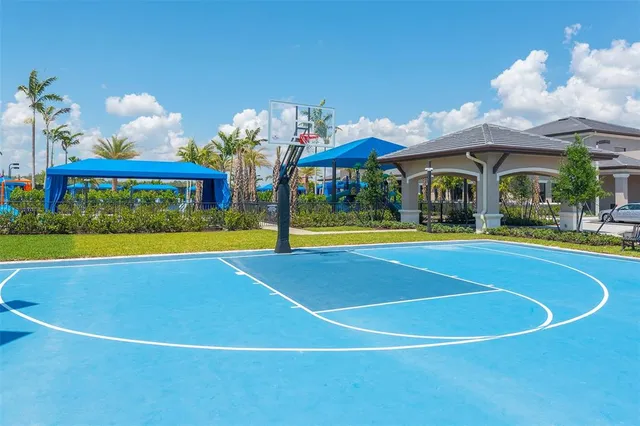 a view of a house with a swimming pool
