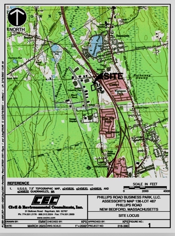 Ws Phillips Road New Bedford, MA 02745 - Photo 6 of 9 a view of a couple of cars parked on road with grass
