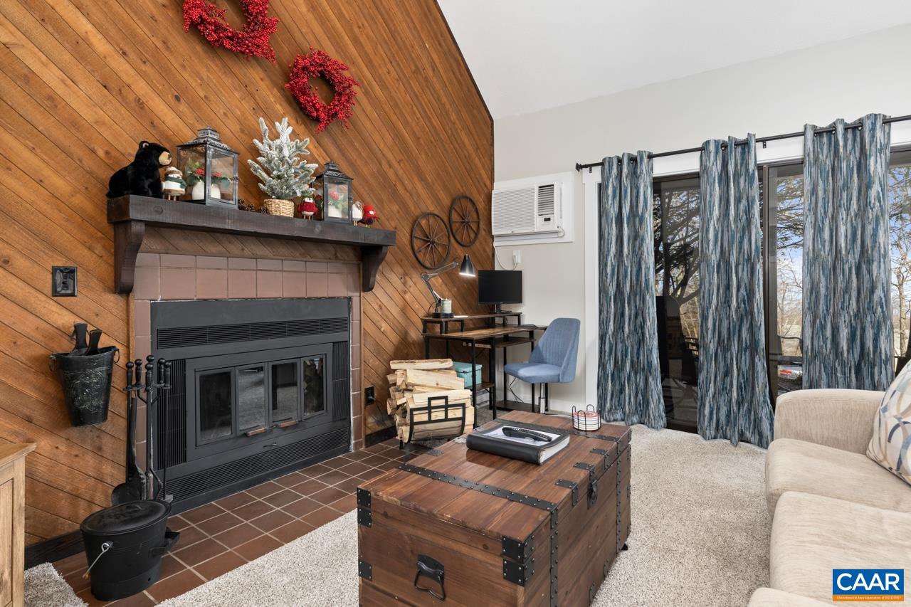 2240 Tanners Ridge Roseland, VA 22967 - Photo 12 of 30 a living room with furniture a fireplace and a flat screen tv