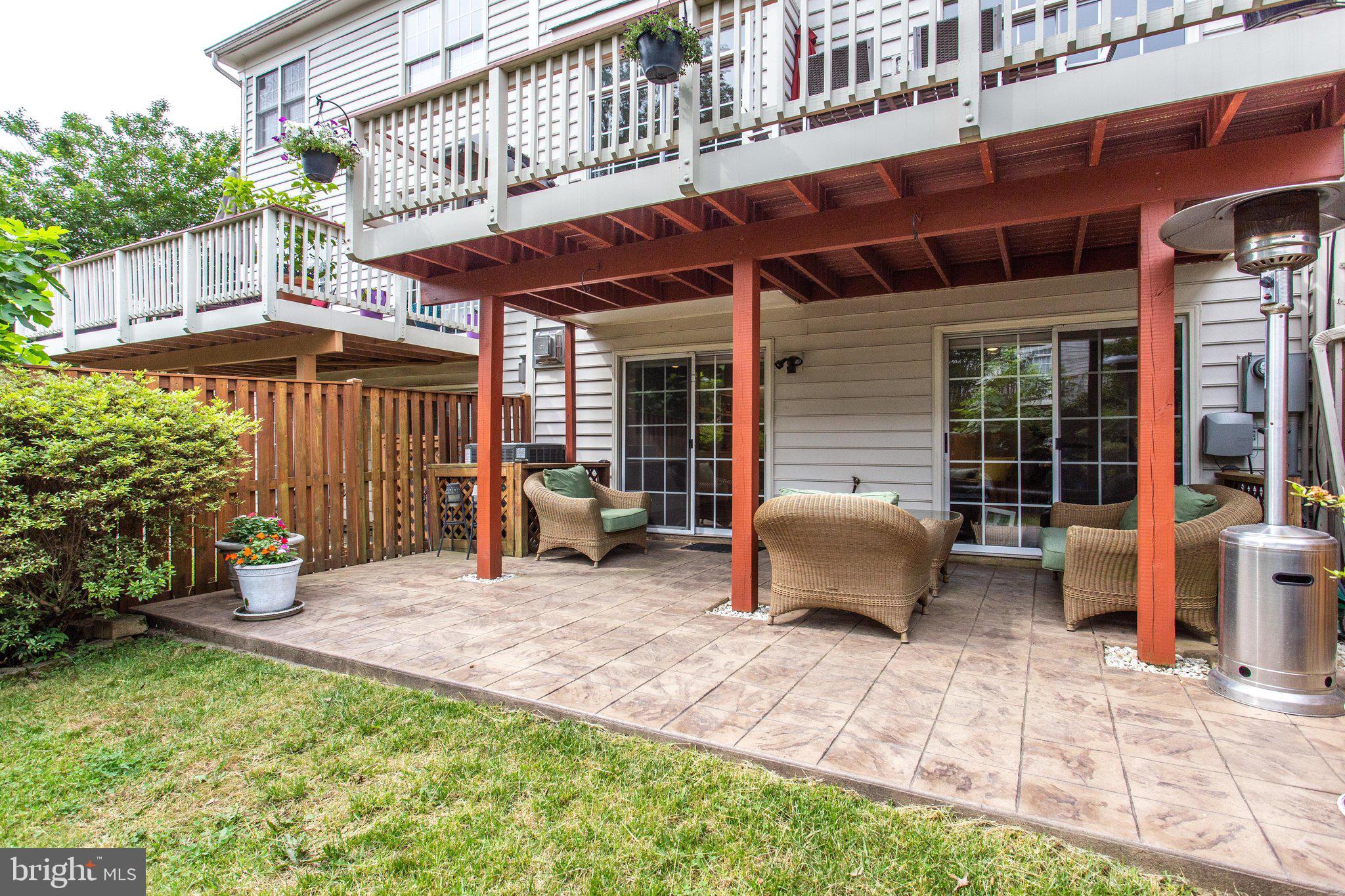 136 Roland Court Southwest Vienna, VA 22180 - Photo 66 of 67 Beautiful stamped concrete patio!