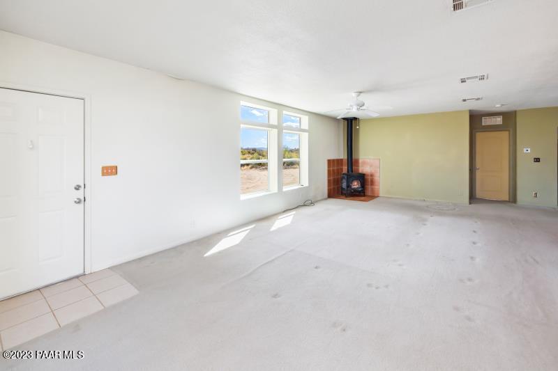 8295 Iron Springs Road Skull Valley, AZ 86338 - Photo 8 of 36 Living Room and Front Door