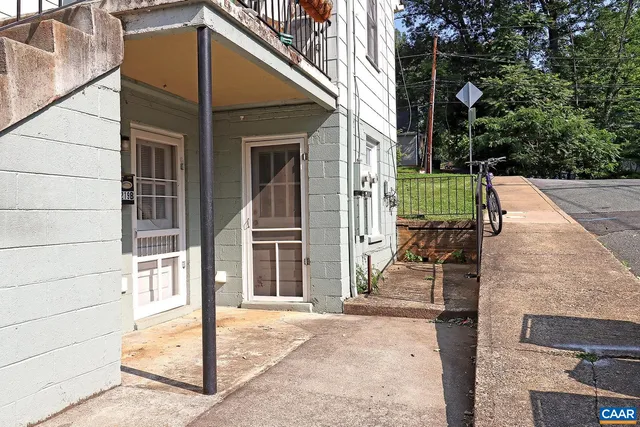 a house with trees in front of it