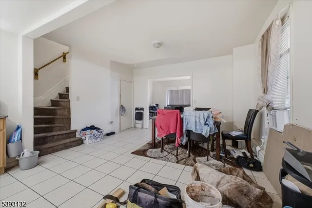 a view of a workspace with furniture and toys