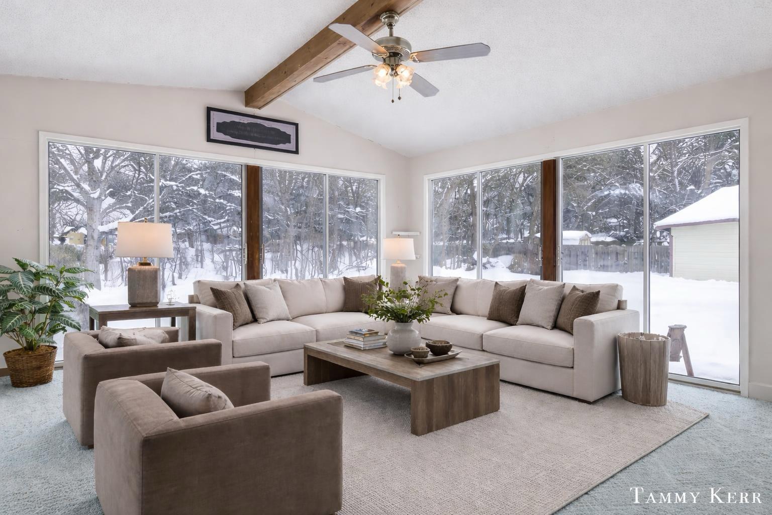 3665 Remembrance Road Northwest Grand Rapids, MI 49534 - Photo 13 of 34 stagged 3 season room