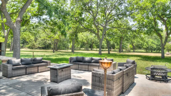 a bedroom with a bed and furniture