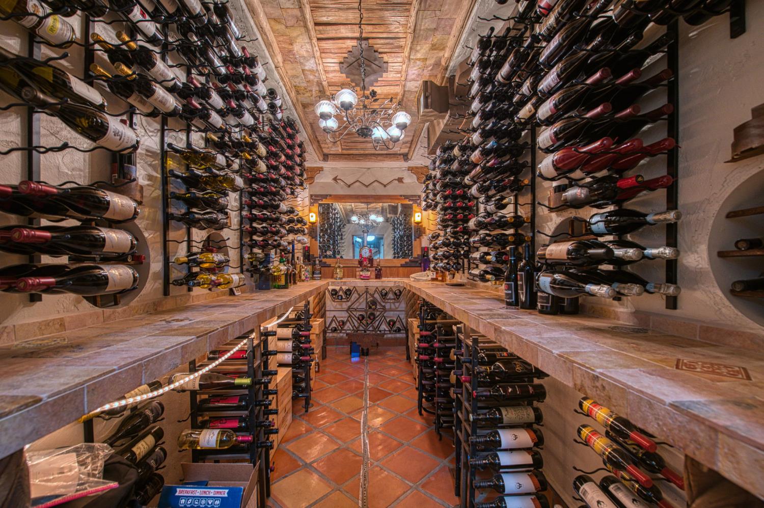 15516 North Friant Road Friant, CA 93626 - Photo 67 of 99 Approx. 1600 bottle underground wine cellar, with tasting area