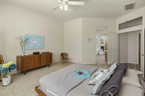 a view of a livingroom with furniture and a couch