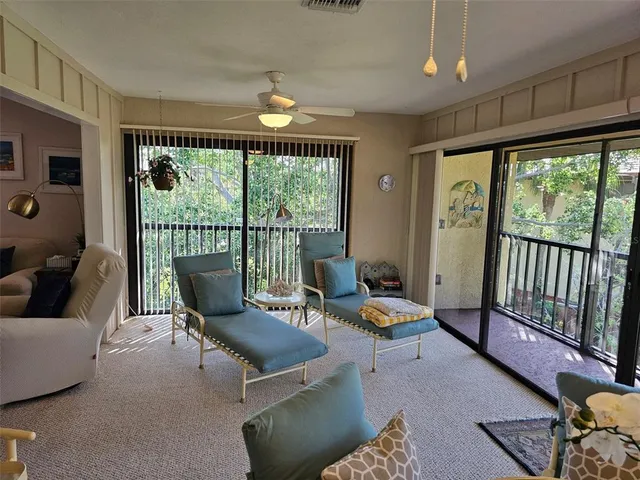 a view of lake from a yard