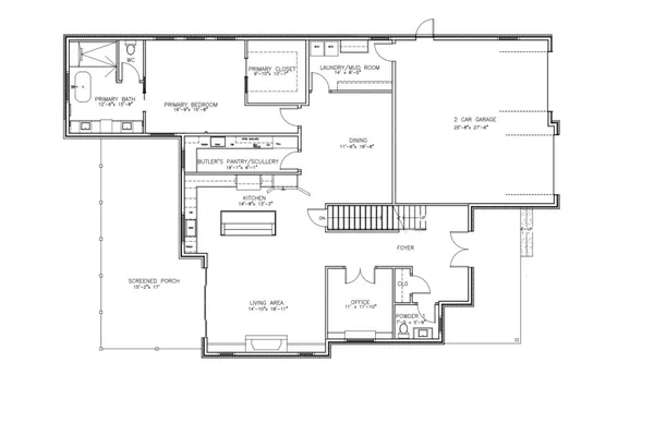 a picture of a floor plan