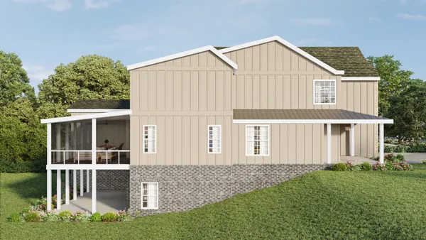 a view of outdoor space yard and front view of a house